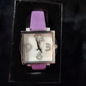 Victoria Wieck Watch With Purple Strap